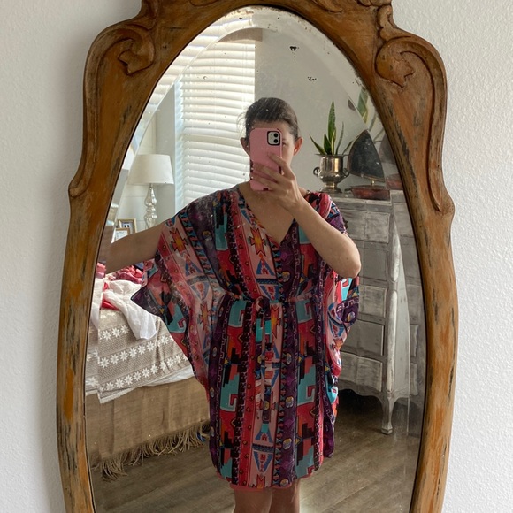 Nicole By Nicole Miller Aztec Print Dress - Picture 5 of 10